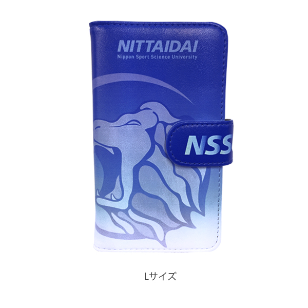 手帳型スマホケース Lサイズ マルチ対応 日本体育大学キャンパスグッズ ネットストア By ササキスポーツ